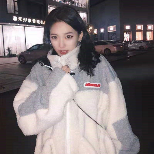 Lamb Plush Japanese Winter Coat