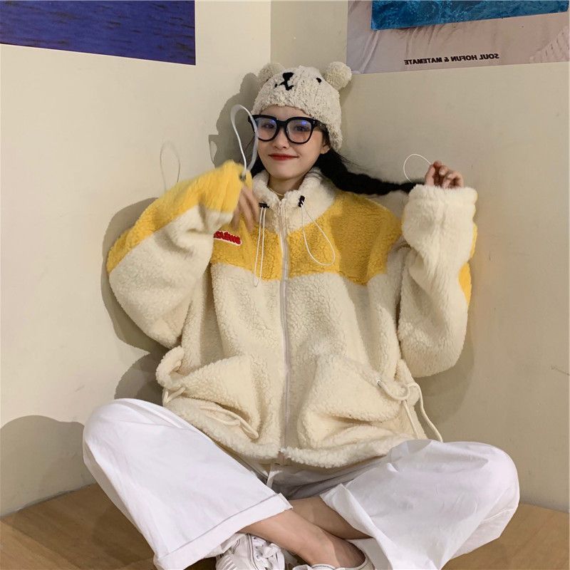 Lamb Plush Japanese Winter Coat