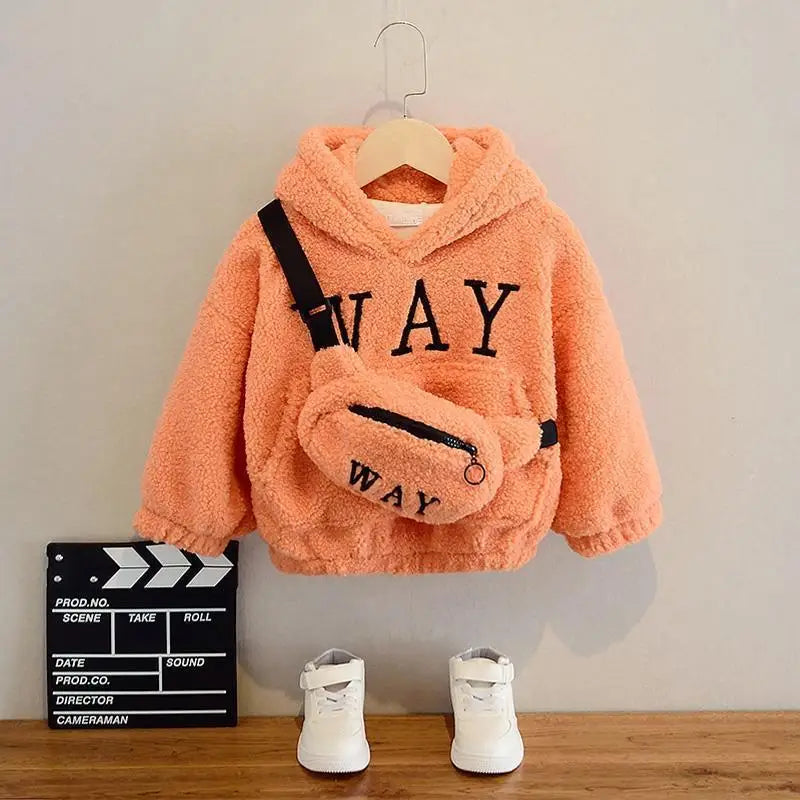 2-9 Year Kids Girls Boys Hoodies Sweatshirt Autumn Winter