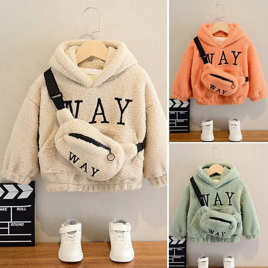 2-9 Year Kids Girls Boys Hoodies Sweatshirt Autumn Winter