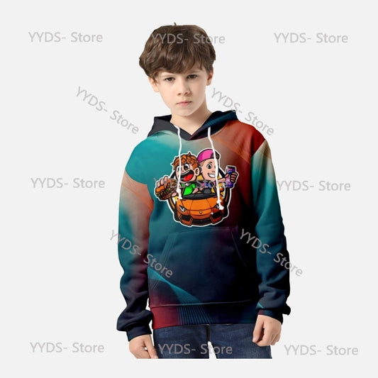 Burgerpommes icrimax Hoodie Teenagers Gradient color