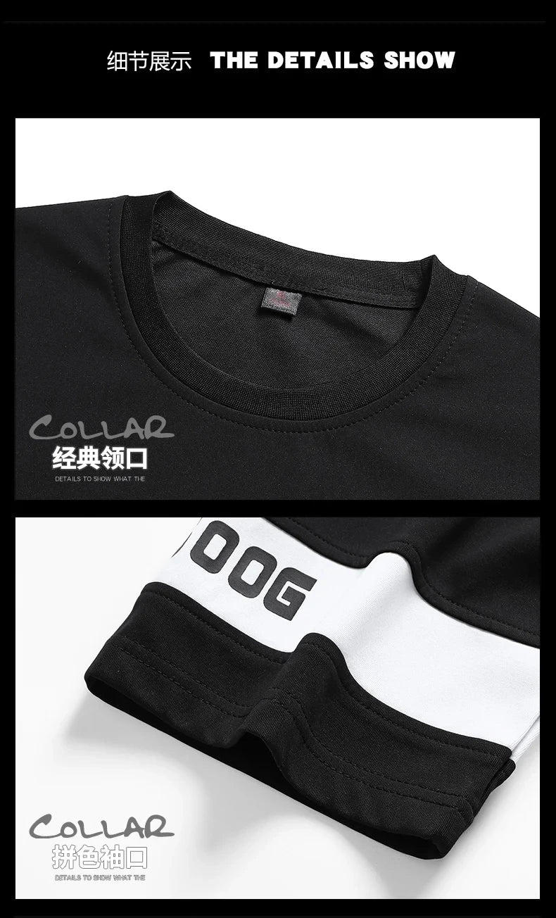 Hip Hop Loose Mens Streetwear T-shirts Casual Classic